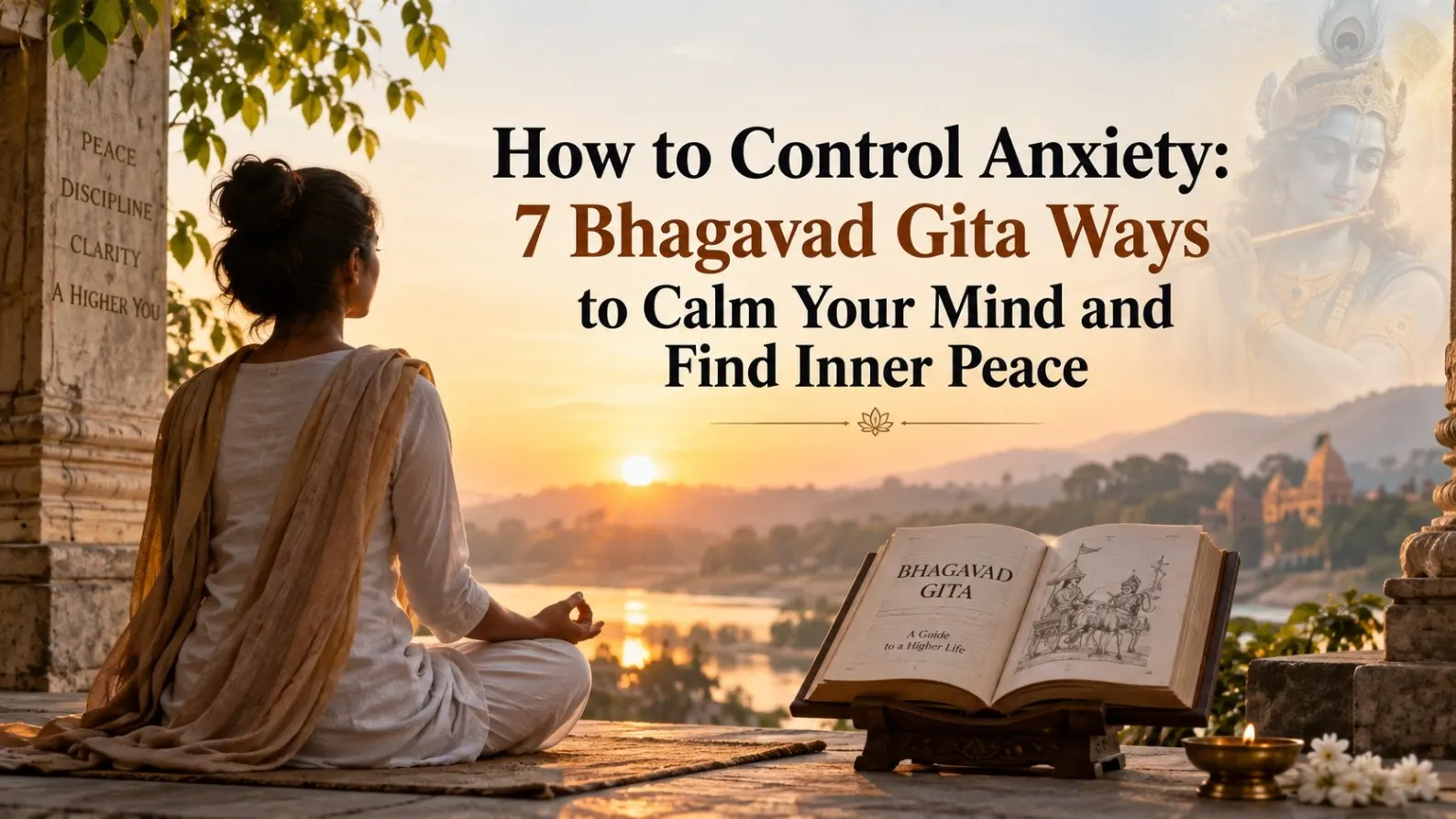 How to Control Anxiety: 7 Bhagavad Gita Ways to Calm Your Mind and Find Inner Peace