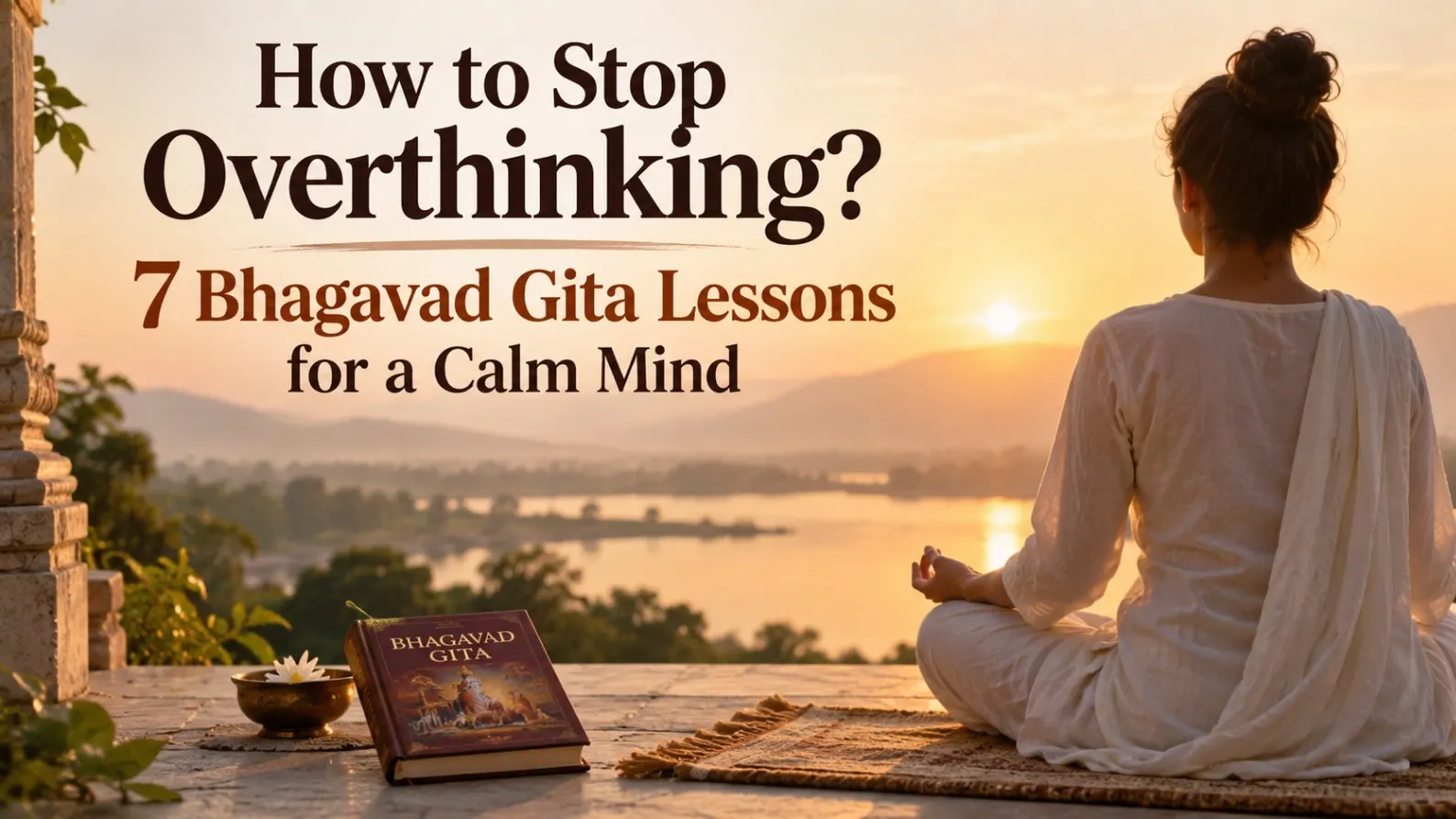 How to Stop Overthinking? 7 Bhagavad Gita Lessons for a Calm Mind