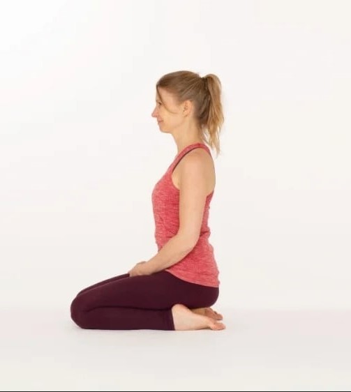 yoga for hypertension - Virasana (Hero Pose)